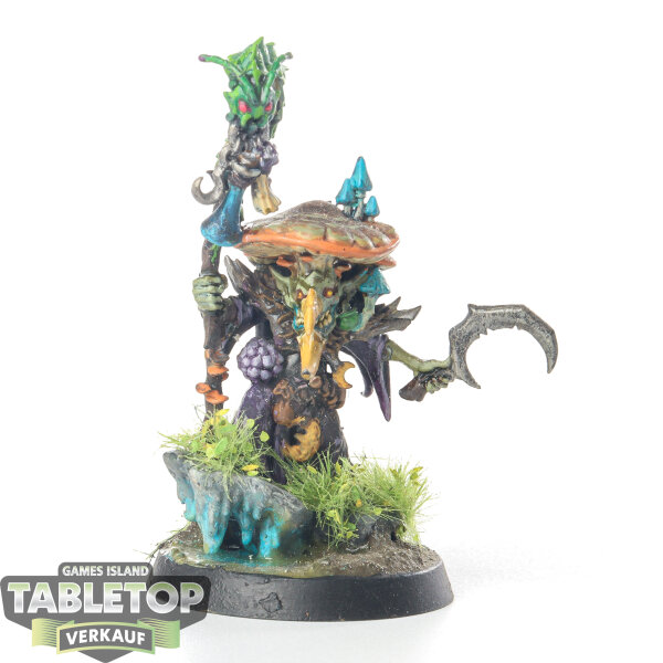 Gloomspite Gitz - Fungoid Cave-Shaman Snazzgar Stinkmullett - bemalt