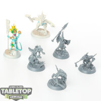 Seraphon - 6 x Starblood Stalkers - teilweise bemalt