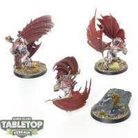 Soulblight Gravelords - 3x Vargheists - bemalt