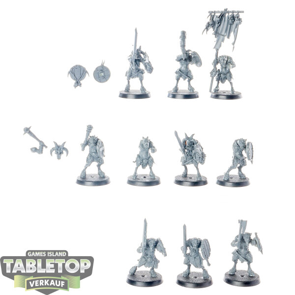 Beastmen Brayherds - 10x Ungor Herd - unbemalt