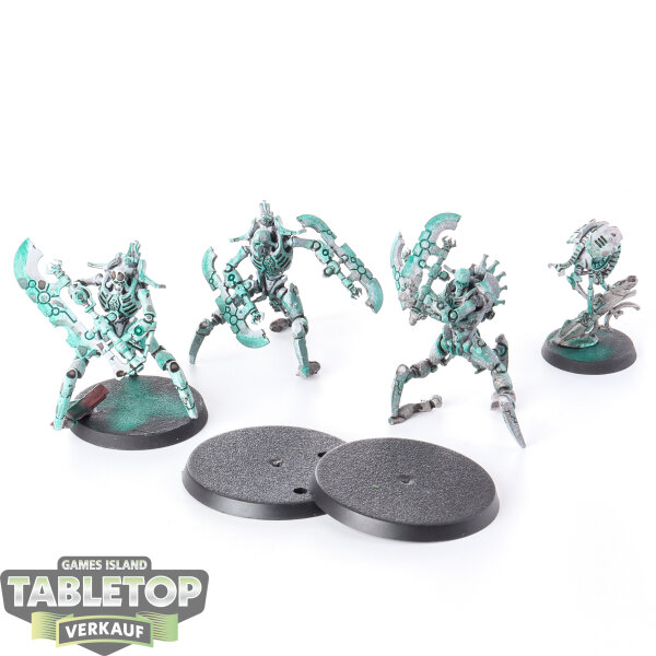 Necrons - 3x Skorpekh Destroyers - teilweise bemalt