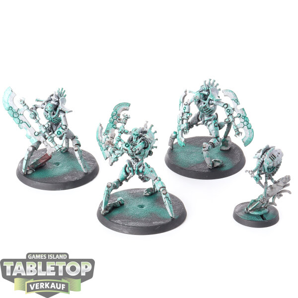 Necrons - 3x Skorpekh Destroyers - teilweise bemalt