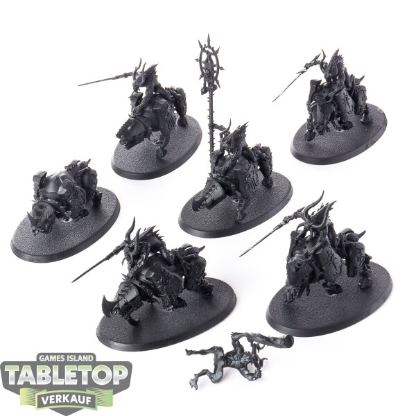 Blades of Khorne - 6x Daemons Of Khorne Bloodcrushers - grundiert