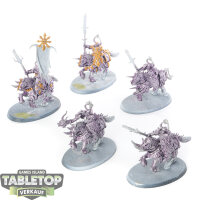 Slaves to Darkness - 5x Chaos Knights - teilweise bemalt