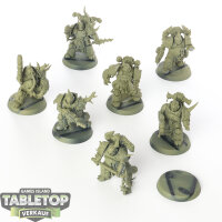 Death Guard - 7x Plague Marines - grundiert
