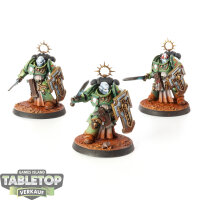 Space Marines - 3x Bladeguard Veterans - bemalt