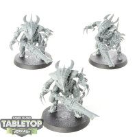 Tyraniden - 3x Tyranid Warriors - unbemalt