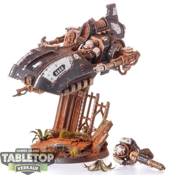 Horus Heresy - Iron Hands Javelin with Lascannons - gut bemalt