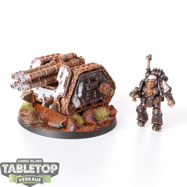 Horus Heresy - Iron Hands Rapier Laser Destroyer - gut bemalt