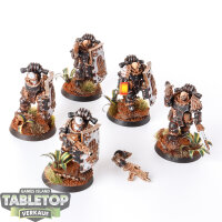 Horus Heresy - 5x Iron Hands Medusan Immortals - gut bemalt