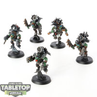Orks - 5 x Ork Stormboyz - bemalt