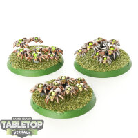 Necrons - 3 Canoptek Scarabs - bemalt