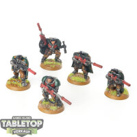 Space Marines - 5x Scouts Klassisch - bemalt