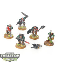 Space Marines - 5x Scouts Klassisch - bemalt