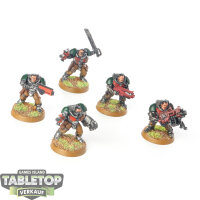 Space Marines - 5x Scouts Klassisch - bemalt
