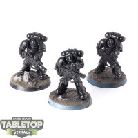 Deathwatch - 3 x Primaris Eradicators - teilweise bemalt