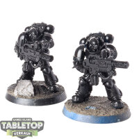 Deathwatch - 2 x Primaris Eradicators - teilweise bemalt