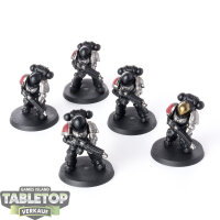 Deathwatch - 5 x Heavy Intercessors - teilweise bemalt