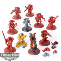 Blood Angels - 10 x Tactical Squad - teilweise bemalt