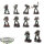 Salamanders - 10 Intercessors - bemalt