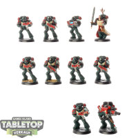 Dark Angels - 10 Tactical Squad - bemalt