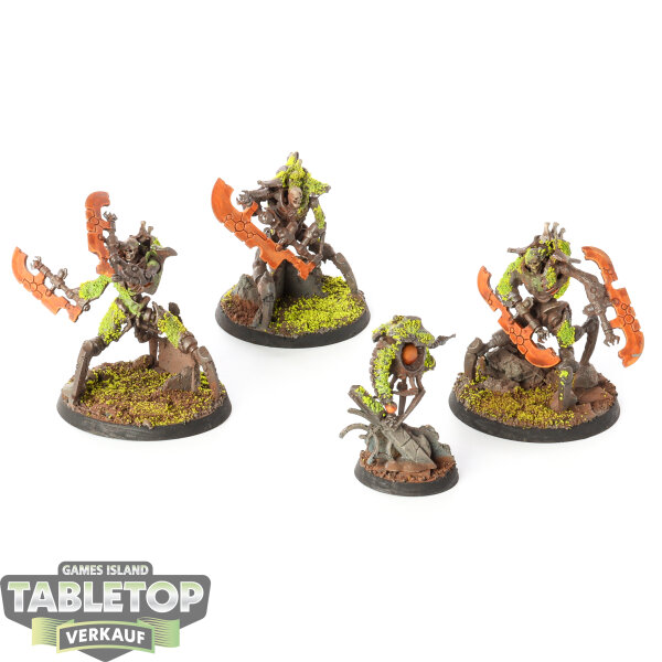 Necrons - 3x Skorpekh Destroyers - bemalt