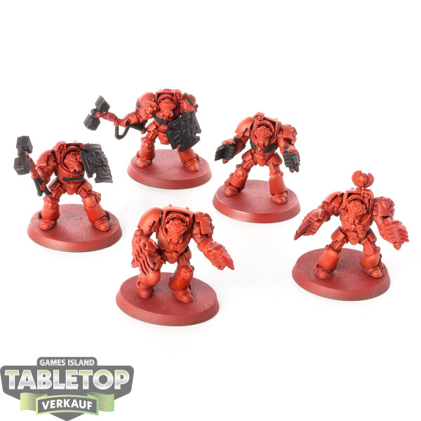 Space Marines - 5x Terminator Assault Squad - teilweise bemalt