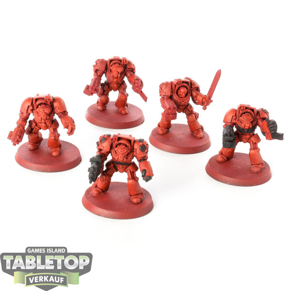 Space Marines - 5x Terminators - klassisch - teilweise bemalt