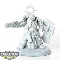 Blood Angels - Lieutenant with Storm Shield - grundiert