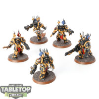Chaos Space Marines - 5x Chaos Terminator Squad - bemalt