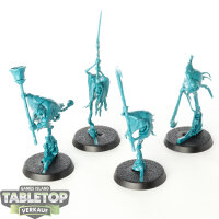 Nighthaunt - 4 Grimghast Reapers - unbemalt