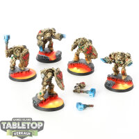 Dark Angels - 5 x Deathwing Terminator Squad - bemalt