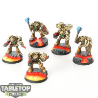 Dark Angels - 5 x Deathwing Terminator Squad - bemalt