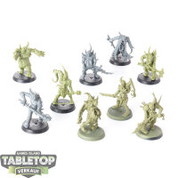 Death Guard - 9x Poxwalkers - teilweise bemalt
