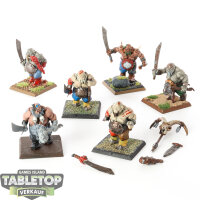 Ogre Kingdoms - 6x Ogor Gluttons - teilweise bemalt