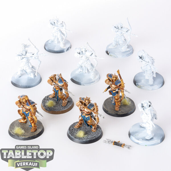 Stormcast Eternals - 10x Judicators - teilweise bemalt