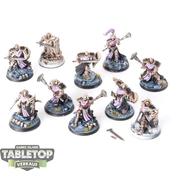 Stormcast Eternals - 10x Judicators - teilweise bemalt