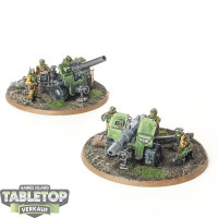 Astra Militarum - 2 x Field Ordnance Battery - teilweise...