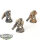 Tau Empire - 3 x Stealth Battlesuits - teilweise bemalt