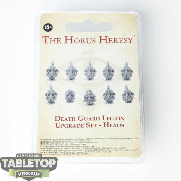 Horus Heresy - Death Guard Legion Upgrade Set - Heads - Originalverpackt / Neu