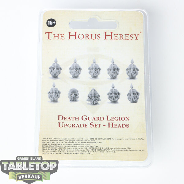 Horus Heresy - Death Guard Legion Upgrade Set - Heads - Originalverpackt / Neu