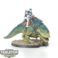 Galaktisches Imperium - Dewback Rider - bemalt