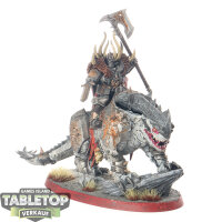 Slaves to Darkness - Chaos Lord on Karkadrak - bemalt