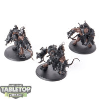 Skaven - 3x Stormfiends - teilweise bemalt