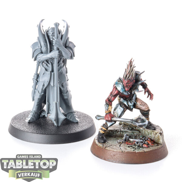 Soulblight Gravelords - 2x The Crimson Court - teilweise bemalt