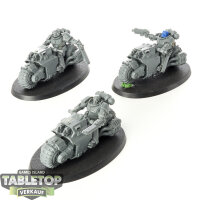 Blood Angels - 3 x Outriders - unbemalt