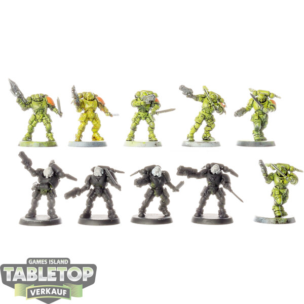 Space Marines - 10 x Primaris Reivers - teilweise bemalt