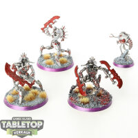 Necrons - 3 x Skorpekh Destroyers - bemalt