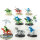 Lizardmen - 8 x Saurus Cavalry - teilweise bemalt