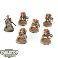 Space Marines - 6 Scouts klassisch - bemalt